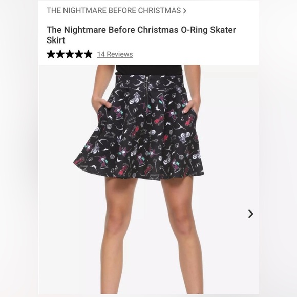 Disney Dresses & Skirts - Nightmare Before Christmas O-ring skirt